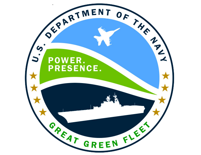 Navy Great Green Fleet logo