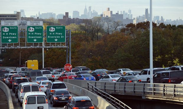 Image of traffic jams linked to NJ Gov Chris Christie