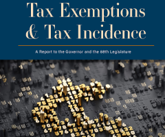 Cover of 2023 Texas tax exemptions report