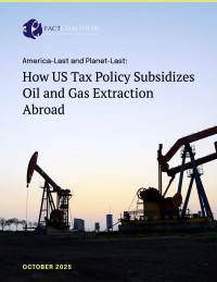 FACT coalition 2025 study on subsidies to international oil and gas, cover