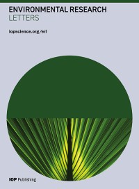 Cover image for the journal Environmental Research Letters